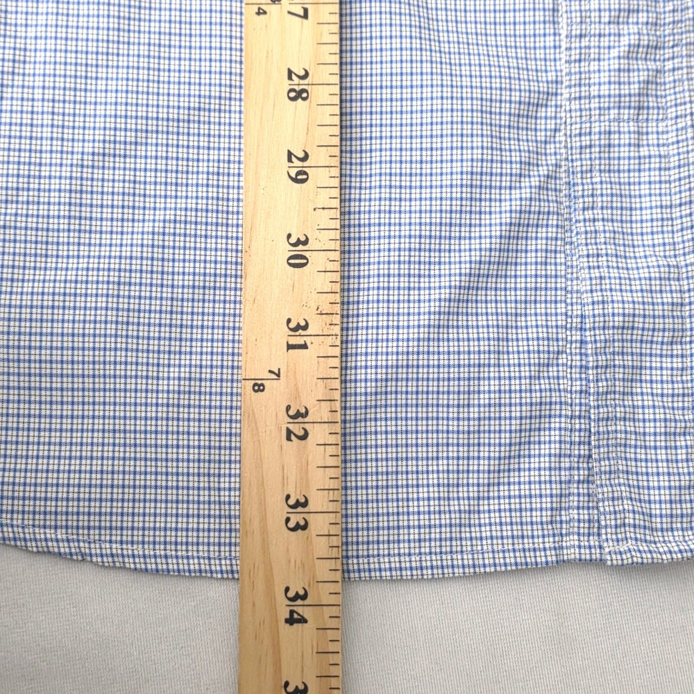 ExOfficio Insect Shield Men Blue Check Hiking Fishing Shirt Long Sleeve Size XL - Picture 7 of 7